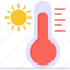 high, temperature, hot, summer, sun, termometer, weather 