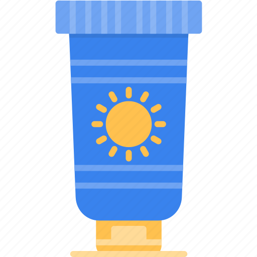 Sunscreen, cream, lotion, sun, block, suncream, travel icon - Download on Iconfinder