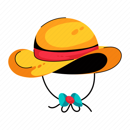 Summer hat, beach hat, summer cap, beach cap, straw hat icon - Download on Iconfinder