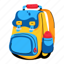 knapsack, travel backpack, travelling bag, rucksack, haversack