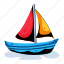 boat, sailing boat, sailing ship, water transport, sailing yacht 