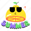 lemon emoji, cool lemon, lime, summer word, summer typography 