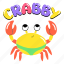 crabby, sea crab, crab food, seafood, sea creature 