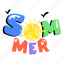 summer word, summer typography, summer day, summer sun, summer morning 
