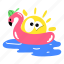 pool duck, pool flamingo, bath duck, inflatable flamingo, flamingo 
