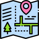 map, location, route, region, travel, mark
