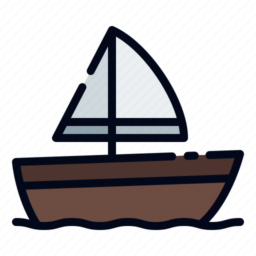 Boat, ship, yacht, sailboat, sea, transportation, marine icon - Download on Iconfinder