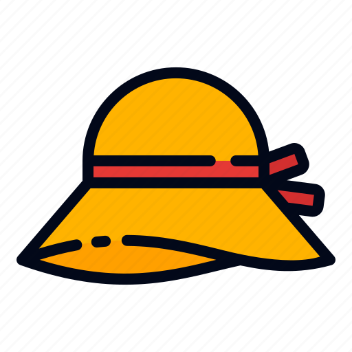 Hat, summer hat, pamela hat, sunhat, accessories, fashion, vacation icon - Download on Iconfinder