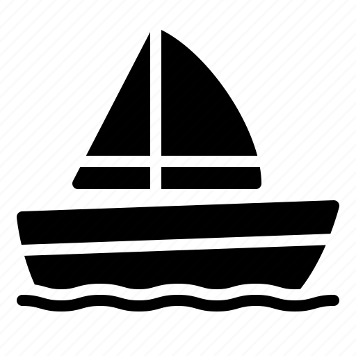 Boat, ship, yacht, sailboat, transportation, water, marine icon - Download on Iconfinder