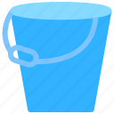 bucket, container, water, water bucket
