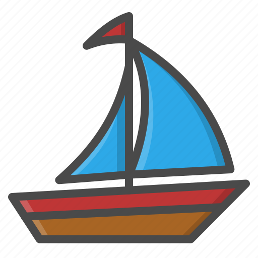 Boat, holiday, sail, ship, summer icon - Download on Iconfinder