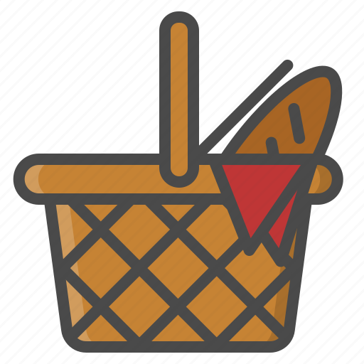 Basket, holiday, picnic, summer icon - Download on Iconfinder