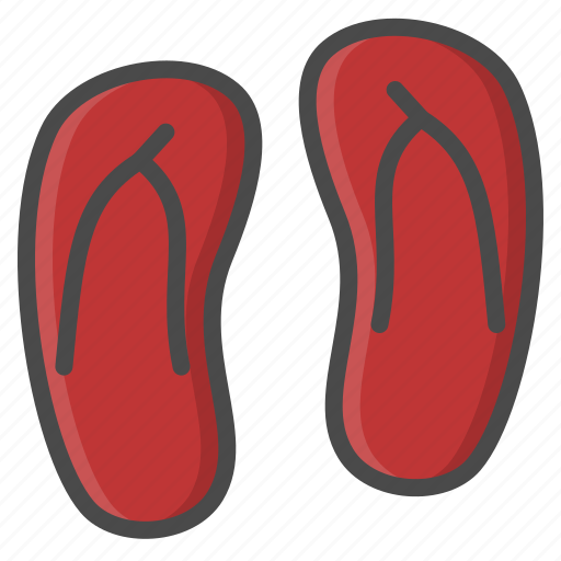 Footwear, holiday, slipper, slippers, summer icon - Download on Iconfinder