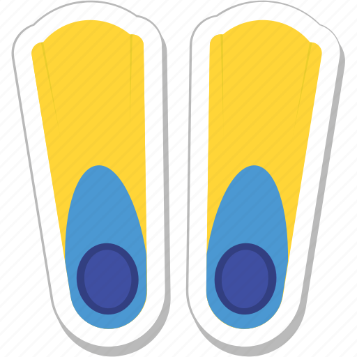 Diving, diving fins, flippers, scuba fins, swimming icon - Download on Iconfinder