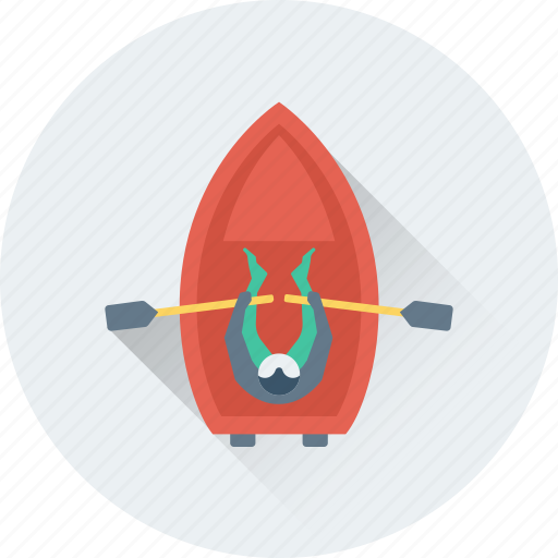Boat, oar, paddle boat, small boat, travel icon - Download on Iconfinder