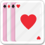 casino, gambling, game, heart card, poker 
