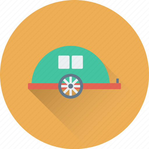 Caravan, convoy, living van, transport, vehicle icon - Download on Iconfinder