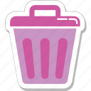 dustbin, garbage can, recycling, trash can, waste bin 