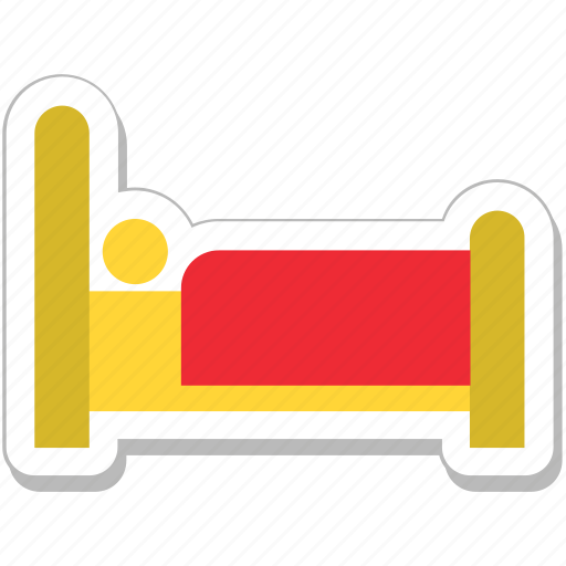 Bed, relax, rest, single bed, sleep icon - Download on Iconfinder