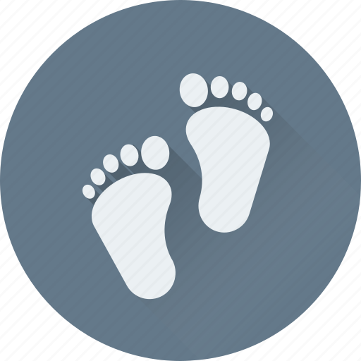 Footfalls, footmarks, footprints, footsteps, human footprints icon - Download on Iconfinder