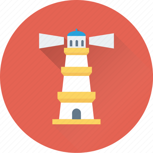 Light house, lighthouse tower, sea lighthouse, sea tower, tower house icon - Download on Iconfinder