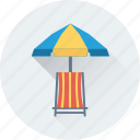 beach, deck chair, sun tanning, sunbathe, tanning
