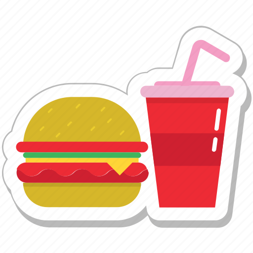 Burger, drink, fast food, food, junk food icon - Download on Iconfinder