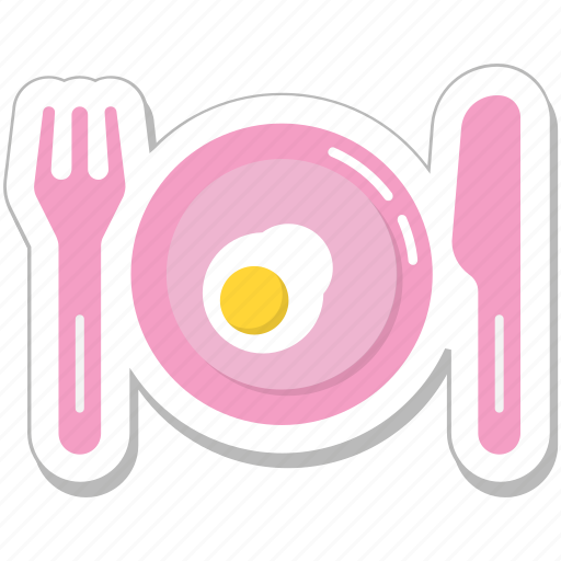 Breakfast, dining, fork, meal, plate icon - Download on Iconfinder