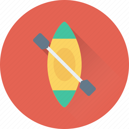 Boating, canoe, canoe paddle, oars, oars tool icon - Download on Iconfinder