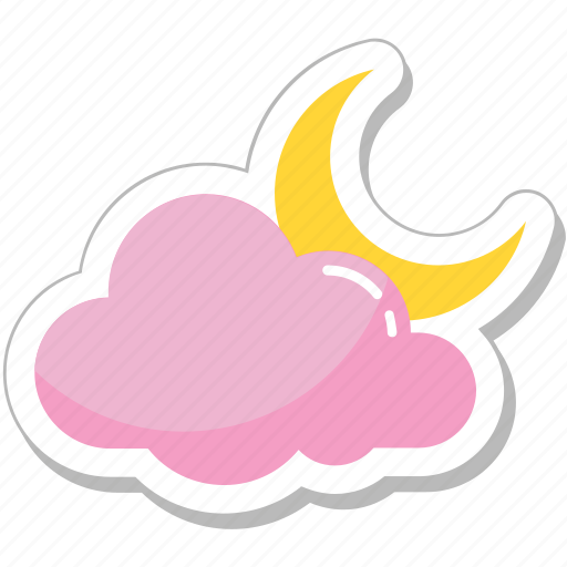 Cloud, moon, night, night time, sky icon - Download on Iconfinder