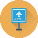 airport, airport sign, planes, signboard, transport