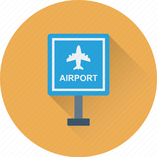 Airport, airport sign, planes, signboard, transport icon - Download on Iconfinder