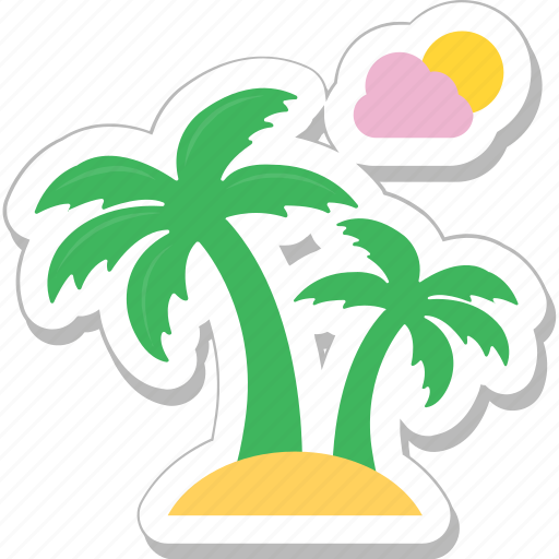 Beach, coconut tree, forest, palm, palm tree icon - Download on Iconfinder