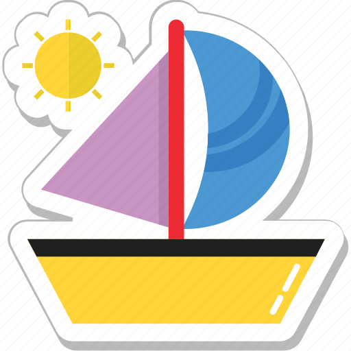 Sailboat, ship, transport, travel, yacht icon - Download on Iconfinder
