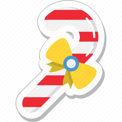 Candy cane, candy stick, christmas, peppermint candy, sweet icon - Download on Iconfinder