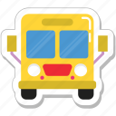 autobus, bus, coach, transport, vehicle 