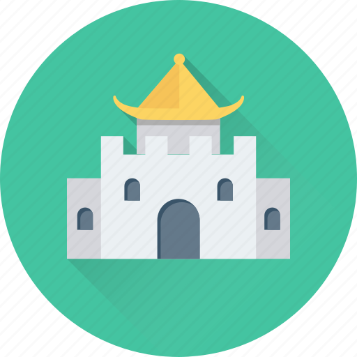 Building, castle, fort, medieval, monument icon - Download on Iconfinder