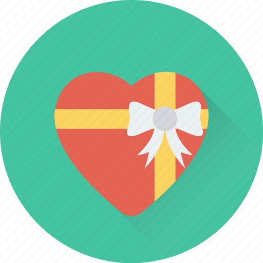 Gift, gift box, heart, present, wrapped gift icon - Download on Iconfinder