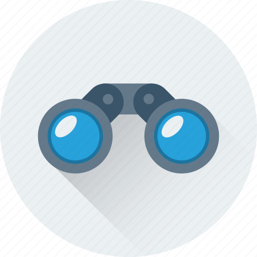 Binocular, field glass, spyglass, view, zoom icon - Download on Iconfinder
