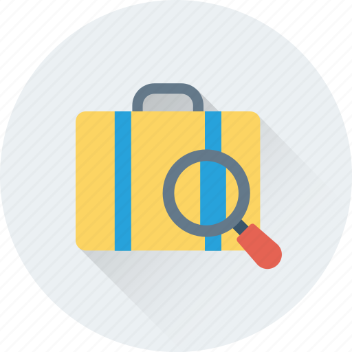Airport, baggage, check, luggage, search luggage icon - Download on Iconfinder