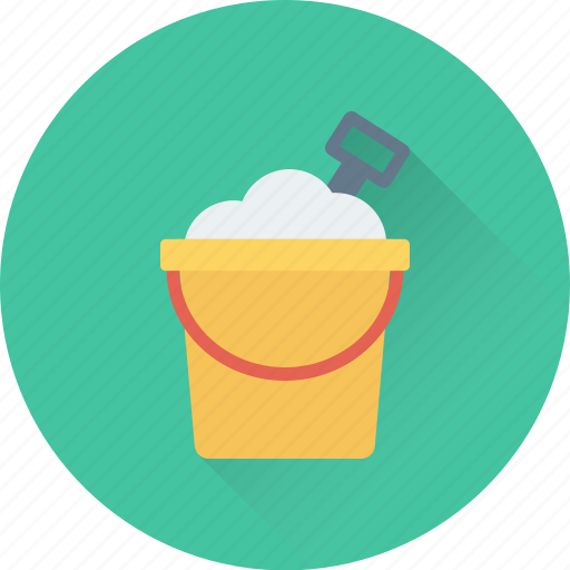 Beach pail, bucket, gardening, pail, sand pail icon - Download on Iconfinder