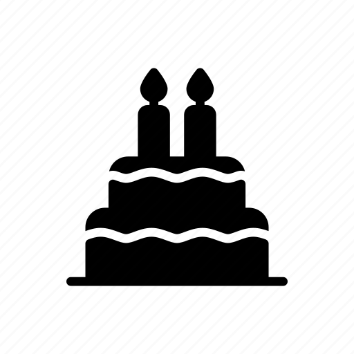 Birthday, cake, candle, muffin, sweet icon - Download on Iconfinder