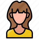 woman, pamela, hat, long, hair, user, avatar