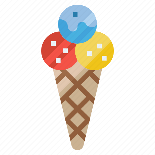 Ice, cream, cone, summer, food, and, restaurant icon - Download on Iconfinder