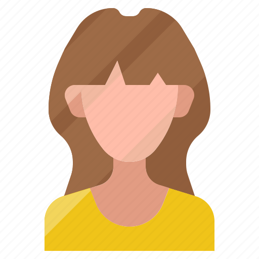 Woman, pamela, hat, long, hair, user, avatar icon - Download on Iconfinder