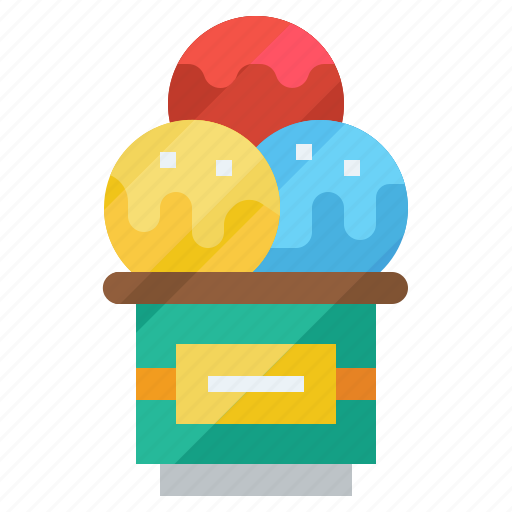 Ice, cream, cup, sweet, food, and, restaurant icon - Download on Iconfinder
