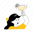 drinking, drink, juice, summer, martini, refreshment, beverage 