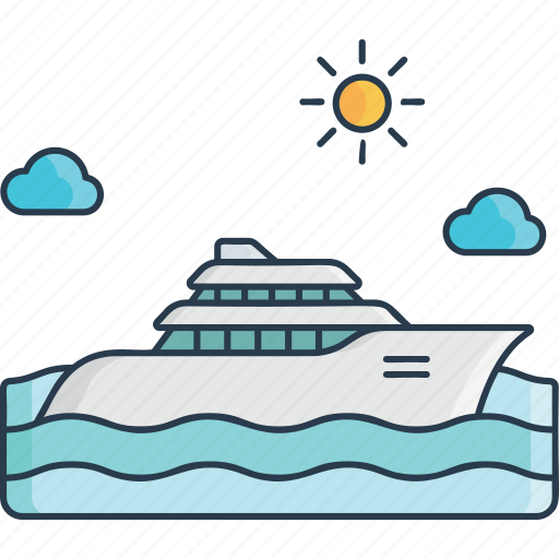 Yacht, beach, summer, vacation, holiday, travel, sea icon - Download on Iconfinder