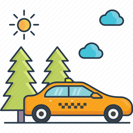 Taxi, car, vehicle, transportation, transport icon - Download on Iconfinder