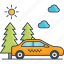 taxi, car, vehicle, transportation, transport 